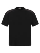 تيشيرت من قطن الجيرسيه المطاطي من Brunello Cucinelli بأكتاف لامعة