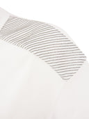 Brunello Cucinelli Stretch Cotton Jersey T Shirt With Shiny Shoulders