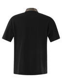 Brunello Cucinelli Cotton Polo Shirt With Jewelled Collar