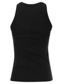 Brunello Cucinelli Stretch Cotton Ribbed Jersey Top With Satin Trims