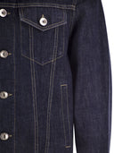 Brunello Cucinelli Four Pocket Jacket In Lightweight Denim