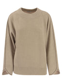 Brunello Cucinelli Cashmere Miciter con monile