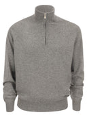 Brunello Cucinelli Cashmere Turtleneck Sweater With Zip