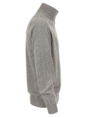 Brunello Cucinelli Cashmere Turtleneck Sweater With Zip
