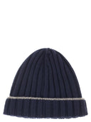Brunello Cucinelli English Rib Cashmere Knit Beanie