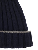 Brunello Cucinelli English Rib Cashmere Knit Beanie
