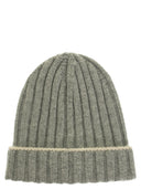 Brunello Cucinelli English Rib Cashmere Knit Beanie