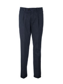 Brunello Cucinelli Garment Dyed Leisure Fit Trousers In American Pima Comfort Cotton With Pleats