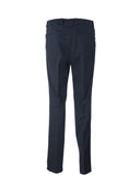 Brunello Cucinelli Garment Dyed Leisure Fit Trousers In American Pima Comfort Cotton With Pleats