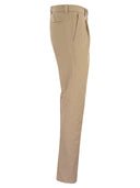 Brunello Cucinelli Garment Dyed Leisure Fit Trousers In American Pima Comfort Cotton With Pleats