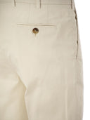 Brunello Cucinelli Italiano Fit de algodón Gabardina Pantalones