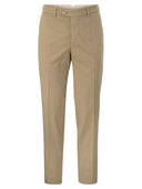 Brunello Cucinelli Italiano Fit de algodón Gabardina Pantalones