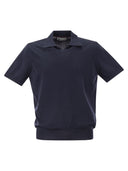 Brunello Cucinelli Cotton Polo Style Sweater