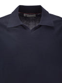 Brunello Cucinelli Cotton Polo Style Sweater