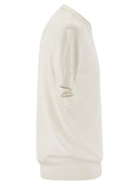 Maglietta a maglia in cotone di Brunello Cucinelli