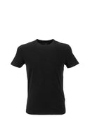 Majestic Black Crew Neck T Shirt In Silk Touch Cotton