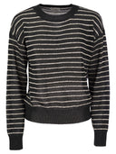 Brunello Cucinelli Dazzling Stripes Cotton Jersey