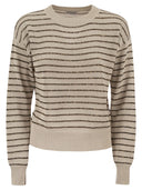 Brunello Cucinelli Dazzling Stripes Cotton Jersey