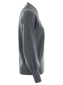 Fabiana Filippi V Neck Miciter con collana