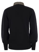 Fabiana Filippi V Neck Miciter con collana