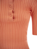 Fabiana Filippi Silk And Cotton Blend Polo Shirt