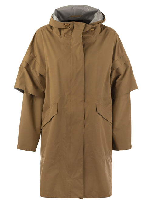 Herno Laminar Mantle With Detachable Sleeves