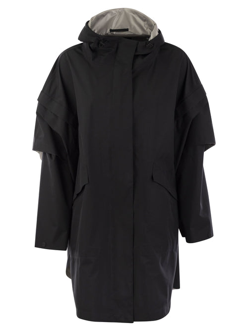 Herno Laminar Mantle With Detachable Sleeves