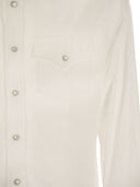 Brunello Cucinelli Easy Fit Cotton Button Down Shirt