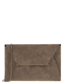 Brunello Cucinelli Suede Envelope Bag