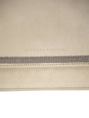 Borsa in pelle scamosciata di Brunello Cucinelli con contorno prezioso