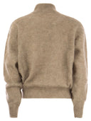 Brunello Cucinelli Mohair, Wool And Silk Sweater With Embroidery