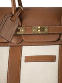 Brunello Cucinelli Country Bag in leer en stof