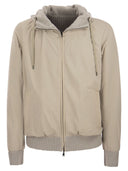 Herno Wool Knit Bomber Jacket Reversible