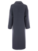 Brunello Cucinelli Wool And Cashmere Double Breasted Coat