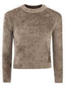 Herno Resort Pullover In Chenille Knit