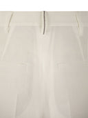 Brunello Cucinelli Slouchy Trousers In Viscose And Linen Fluid Twill With Moniline