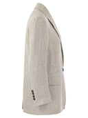 Brunello Cucinelli Lessivé Linen Canvas Jacket