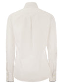 قميص برونيلو كوتشينيللي من قطن البوبلين