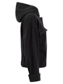Brunello Cucinelli Lightweight Stretch Cotton Fleece Outerwear With Jewellery