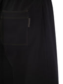 Brunello Cucinelli Light Stretch Cotton Fleece Trousers With Shiny Tab