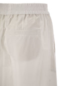 Pantaloni di cotone leggera rilassato di Brunello Cucinelli