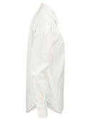 Brunello Cucinelli Stretch Cotton Poplin Shirt With 'Shiny Tab'