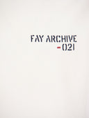 Fay Crew Neck T Shirt With Logo