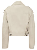 Brunello Cucinelli Nappa Leather Biker With Shiny Details