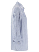 Michael Kors Striped Viscose Shirt With Front Fastening