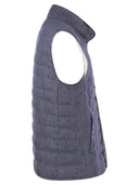 Brunello Cucinelli linnen mouwloze donsjas