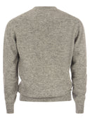 Brunello Cucinelli Crew Neck Sweater in Alpaca katoen en wol