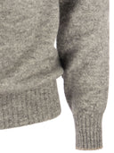 Brunello Cucinelli Crew Neck Sweater in Alpaca katoen en wol