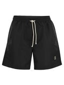 Brunello Cucinelli svømmekostume med elastisk og løbebånd