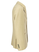 Brunello Cucinelli -Kameljacke mit Patch -Taschen